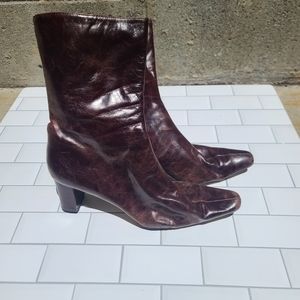 Nine West Leaher Booties